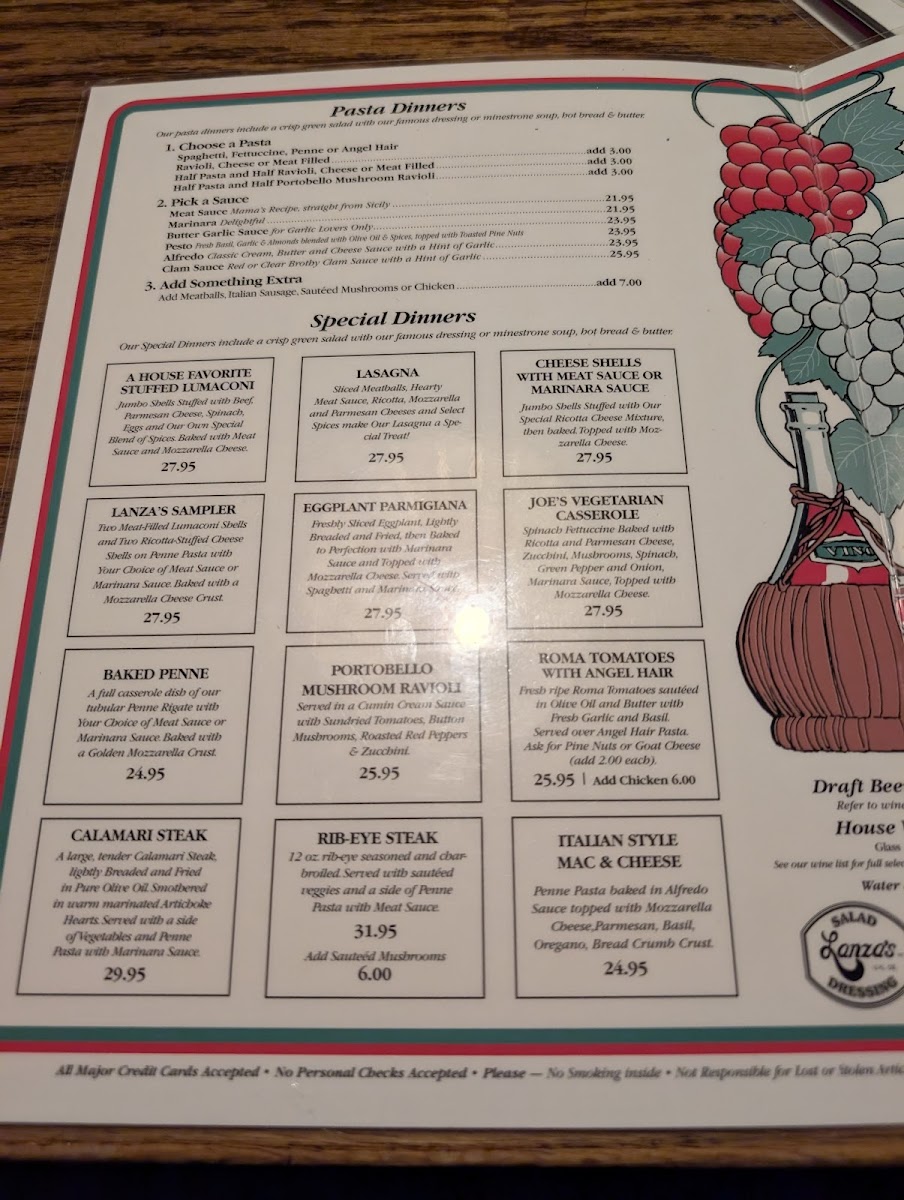 Menu Lanza's Restaurant-6