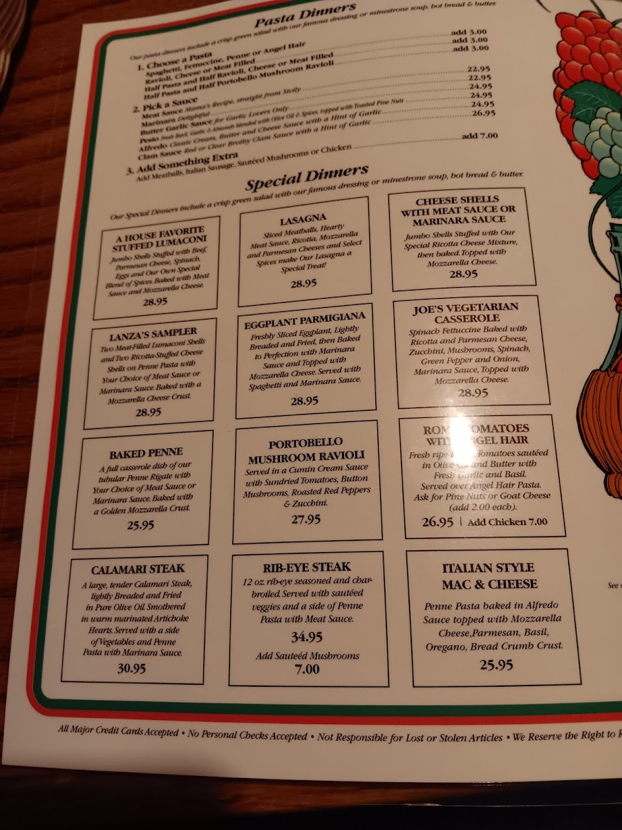 Menu Lanza's Restaurant-7